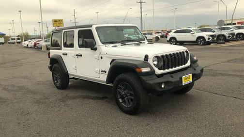 Bright White Clearcoat 2025 Jeep Wrangler Sport S