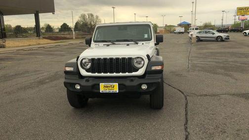 Bright White Clearcoat 2025 Jeep Wrangler Sport S