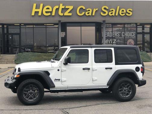 Bright White Clearcoat 2025 Jeep Wrangler Sport S