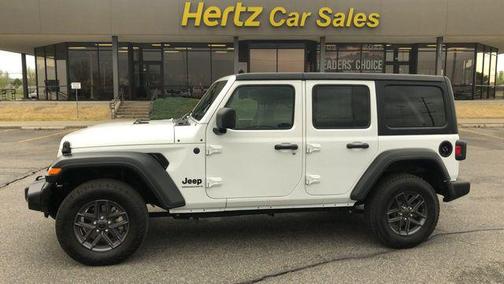 Bright White Clearcoat 2025 Jeep Wrangler Sport S