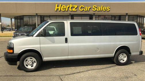 Silver Ice Metallic 2023 Chevrolet Express 3500 RWD 3500 Extended Wheelbase LS