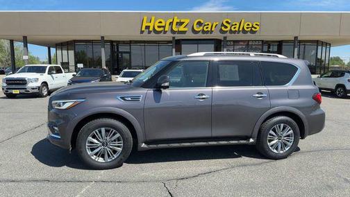 Anthracite Gray 2024 INFINITI QX80 Luxe