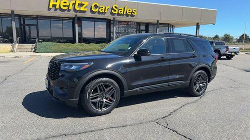 Agate Black Metallic 2025 Ford Explorer ST-Line