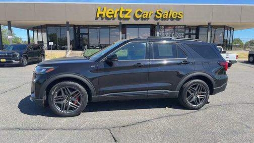 Agate Black Metallic 2025 Ford Explorer ST-Line