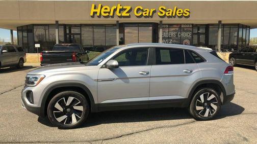 Silver Mist Metallic 2025 Volkswagen Atlas Cross Sport 2.0T SE w/Technology 4MOTION