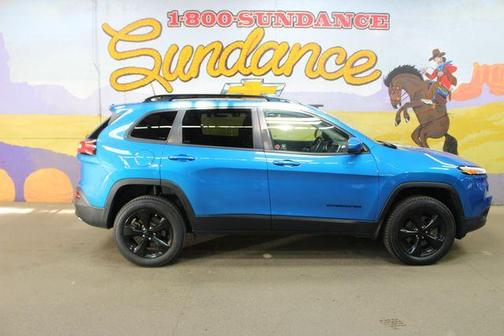Hydro Blue Pearlcoat 2018 Jeep Cherokee Limited