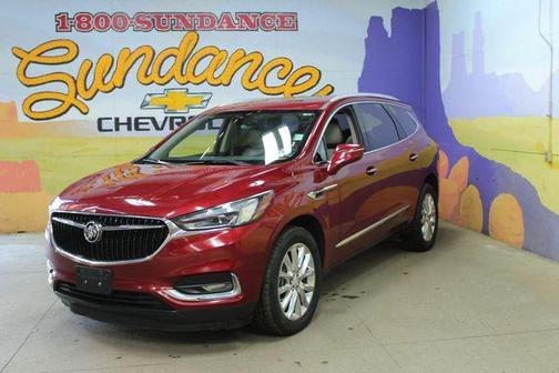 Red 2018 Buick Enclave Essence