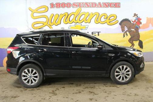 Black 2017 Ford Escape Titanium