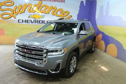 Satin Steel Metallic 2021 GMC Acadia SLT