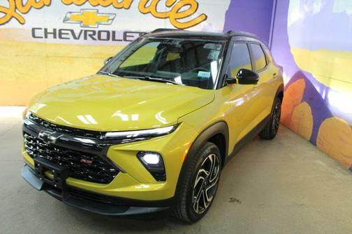 Yellow 2025 Chevrolet Trailblazer RS