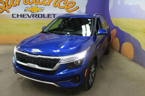 Neptune Blue 2021 Kia Seltos EX