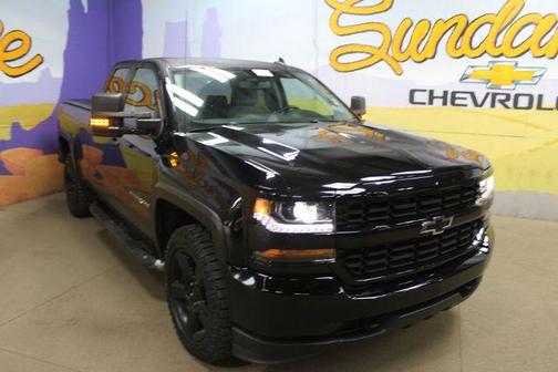 Black 2018 Chevrolet Silverado 1500 Custom