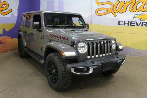 Gray 2019 Jeep Wrangler Unlimited Sahara