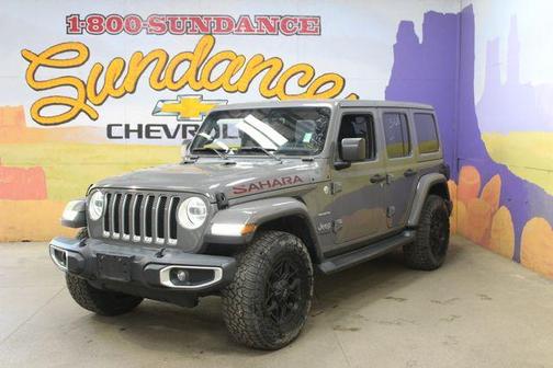 Gray 2019 Jeep Wrangler Unlimited Sahara