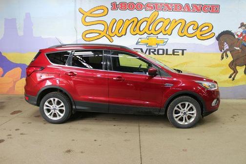 Red 2019 Ford Escape SEL