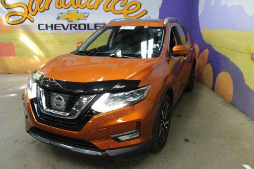 Orange 2017 Nissan Rogue SL