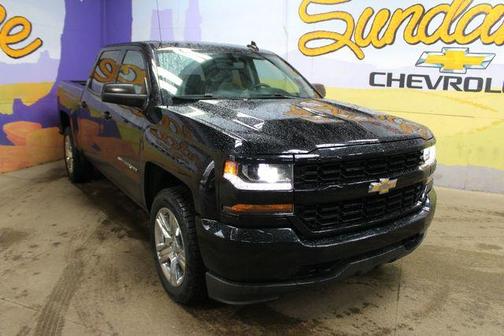 Black 2018 Chevrolet Silverado 1500 Custom