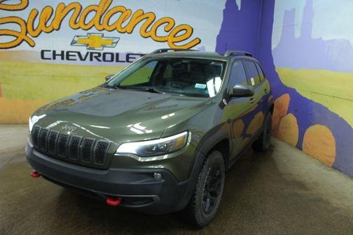 Olive Green 2020 Jeep Cherokee Trailhawk
