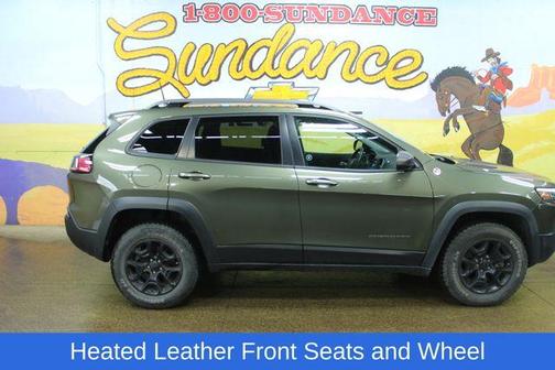 Olive Green 2020 Jeep Cherokee Trailhawk