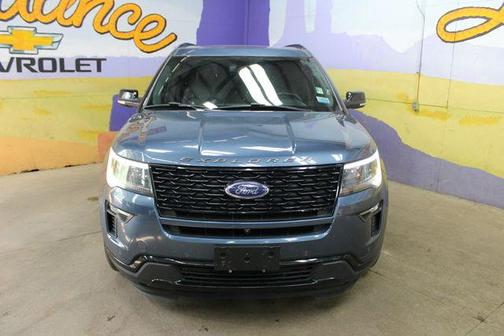 Blue Metallic 2019 Ford Explorer sport