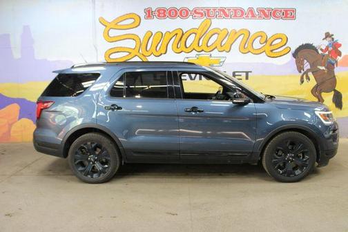 Blue Metallic 2019 Ford Explorer sport