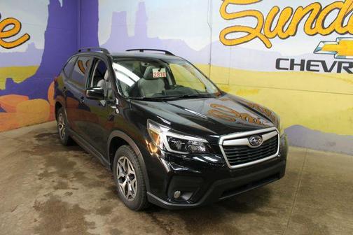 Crystal Black Silica 2021 Subaru Forester Premium
