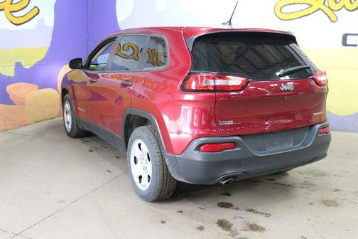 Red 2017 Jeep Cherokee Sport