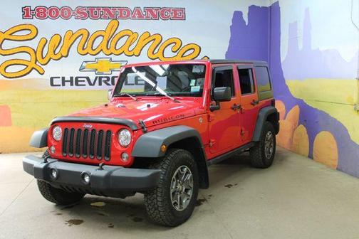 Red 2017 Jeep Wrangler Unlimited Rubicon