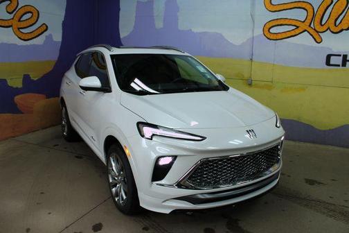 White Frost Tri-Coat 2025 Buick Encore GX Avenir