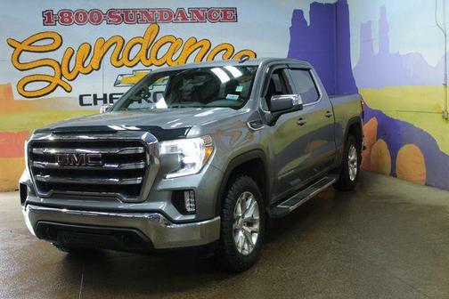 Satin Steel Metallic 2021 GMC Sierra 1500 SLE