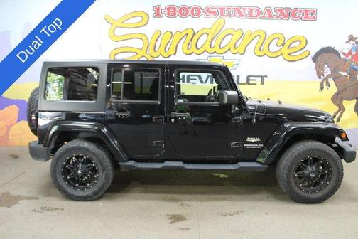 Black Clearcoat 2014 Jeep Wrangler Unlimited Sahara