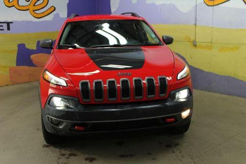 Bright Red 2017 Jeep Cherokee Trailhawk