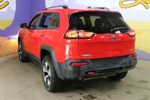 Bright Red 2017 Jeep Cherokee Trailhawk