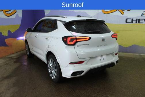 White Frost Tri-Coat 2025 Buick Encore GX Avenir