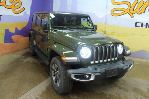 Sarge Green Clearcoat 2020 Jeep Wrangler Unlimited Sahara