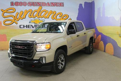 Desert Sand 2021 GMC Canyon AT4 w/Cloth