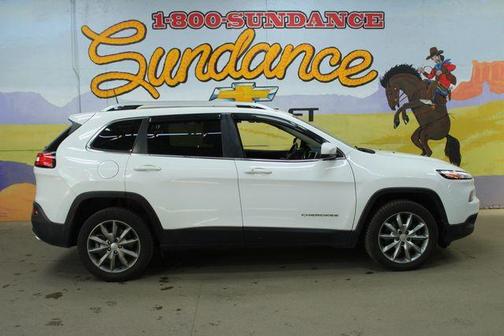 Bright White Clearcoat 2017 Jeep Cherokee Limited