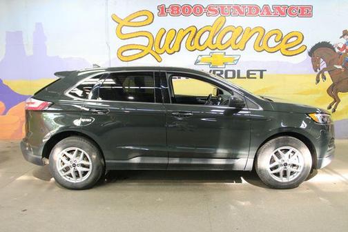 Forged Green Metallic 2023 Ford Edge SEL
