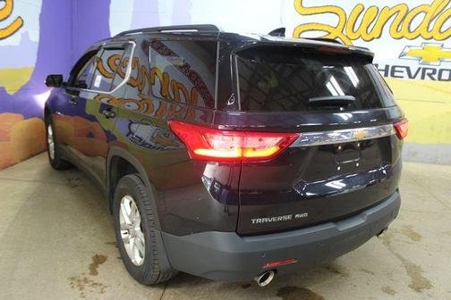 Blue 2020 Chevrolet Traverse LT Cloth