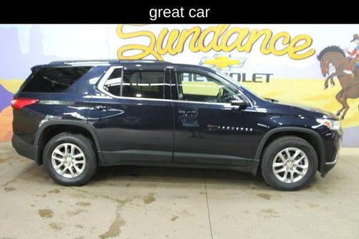 Blue 2020 Chevrolet Traverse LT Cloth