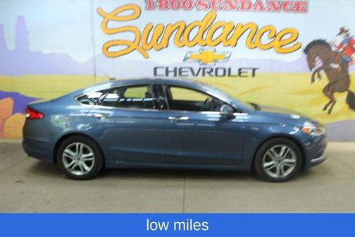 Blue Metallic 2018 Ford Fusion SE