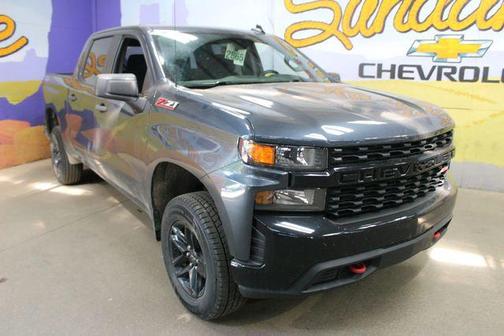 Shadow Gray Metallic 2021 Chevrolet Silverado 1500 Custom Trail Boss