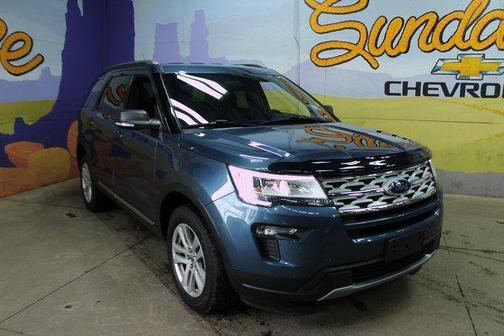 Blue Metallic 2019 Ford Explorer XLT