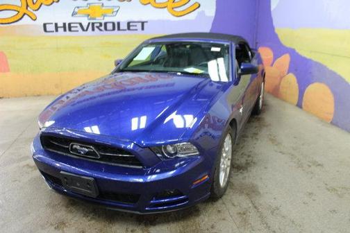 Blue 2013 Ford Mustang V6 Premium