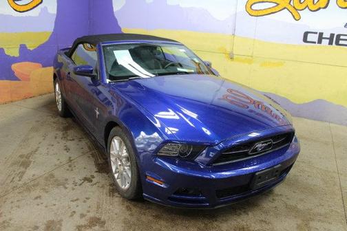 Blue 2013 Ford Mustang V6 Premium