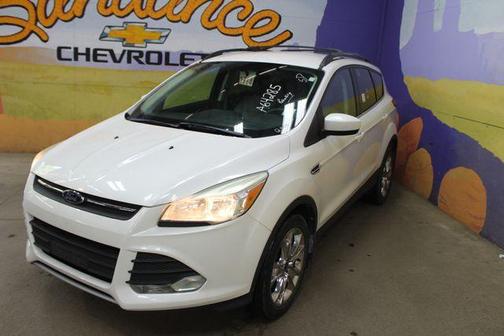 White Platinum Tri-Coat 2014 Ford Escape SE