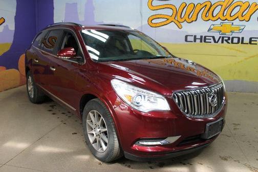 Red 2016 Buick Enclave Leather