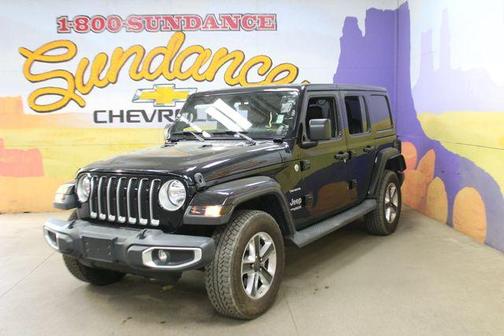 Black 2019 Jeep Wrangler Unlimited Sahara