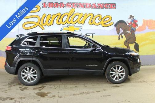 Diamond Black 2017 Jeep Cherokee Limited