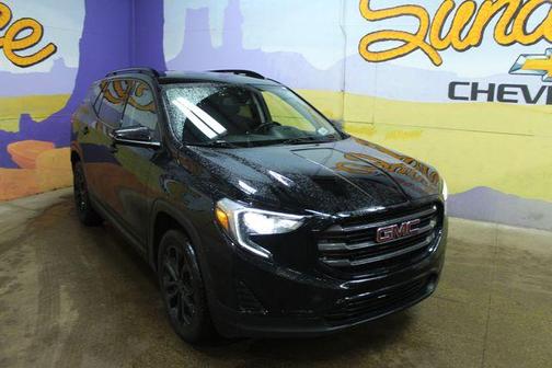 Ebony Twilight Metallic 2021 GMC Terrain SLE
